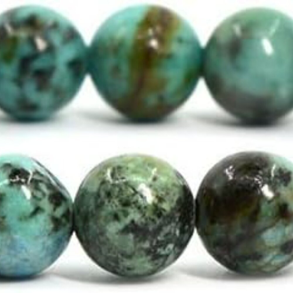 8mm Round Beads Stretch Bracelet 7 Inch Unisex